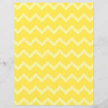 Tweezijdig geel Chevron Scrapbook Paper