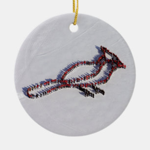 Tweezijdig kantelvormig kantelvormig keramisch ornament