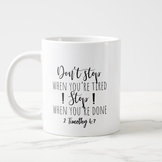 Tweezijdig - mok gigantische koffiemok (Links)