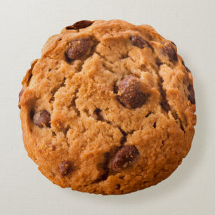 Tweezijdig Pillow-Chococlate Chip Cookie en Pizza Rond Kussen
