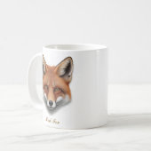Tweezijdig Red Fox Coffee Mok ontwerp (Voorkant links)