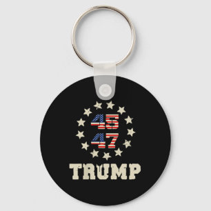 (tweezijdig) Trump 2025 Qr 45_47 Grappig Trump Dan Sleutelhanger