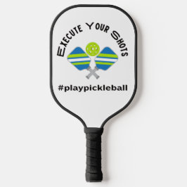 Tweezijdig, uniek ontworpen pickleball paddle