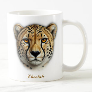 Tweezijdige Cheetah Coffee Mok Design