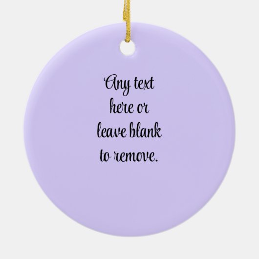 Tweezijdige Keep Calm Lavender Porcelain Keepsake Keramisch Ornament (Achterkant)