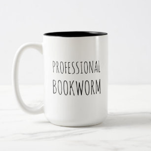  tweezijdige Mok professionele boekenwurm