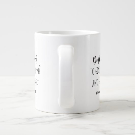 Tweezijdige -mok reuzen koffiemok extra grote beker (Achterkant)