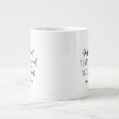 Tweezijdige -mok reuzen koffiemok extra grote beker (Voorkant)