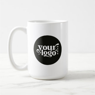 Tweezijdige op maat gemaakte bedrijfslogo-merken koffiemok