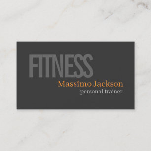 Tweezijdige Persoonlijke Trainer Modern Profession Visitekaartje