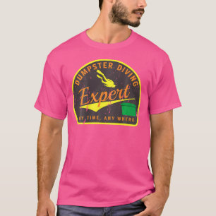 (Tweezijdige Print) Grunge Dumpster Duikexpert T-shirt