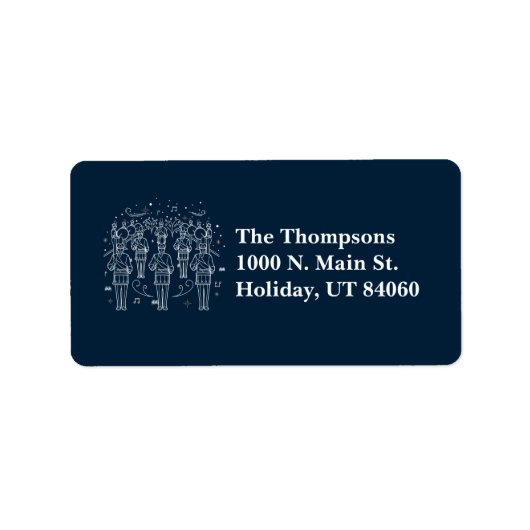 TWELFDE DAG CHRISTMAS / kerstlabels Etiket (Voorkant)