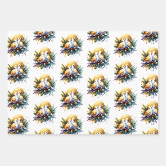 Twelve Days of Christmas Inpakpapier Vel (Voorkant 2)