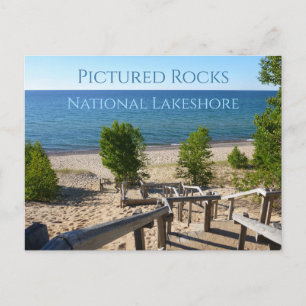 Twelve Mile Beach van Stairs, gefotografeerde rots Briefkaart
