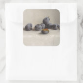 Twelve Plums Vierkante Sticker (Tas)
