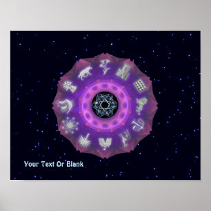 Twelve Tribes Fractal Poster