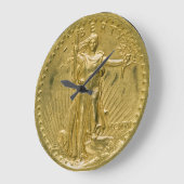 Twenty Dollar Gold Piece Liberty Beeld 1907 Grote Klok (Hoek)