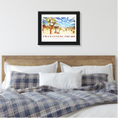 Twentynine Palms Califorina Canvas Afdruk (Insitu (Slaapkamer))