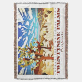 Twentynine Palms Califorina Deken (Voorkant Verticaal)