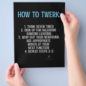 Twerk-zelfstudie - NIET! Flyer (Hand)
