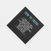 Twerk-zelfstudie - NIET! Servet (Hoek)