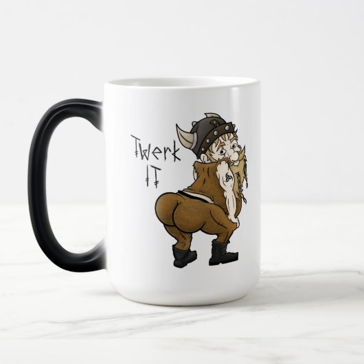 Twerken Viking Morphing-Mok Magische Mok (Links)