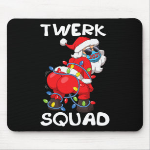 Twerking Kerstman Kerstboom Lichtjes Twerk S Muismat