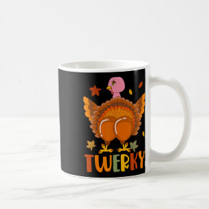Twerky Thanksgiving Turkije Dancing Funny Dancer L Koffiemok