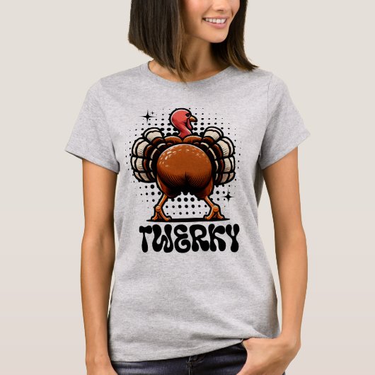 Twerky – Turkije Twerking Fun T-shirt (Voorkant)