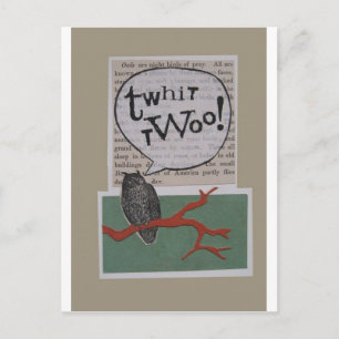 twhit-twoo briefkaart