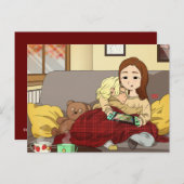 TWICE Myna & Chaeyoung Briefkaart Chibi version (Voorkant / Achterkant)