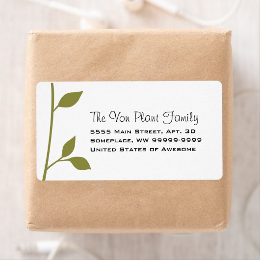 Twig and Leaf Etiket (Insitu)