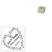 Twig en Berry Hartkrans | Bruiloft dank u Rubberstempel (Gestempeld)