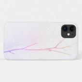 Twig rose blanc béton texture iPhone 11 Coque (Dos (Horizontal))
