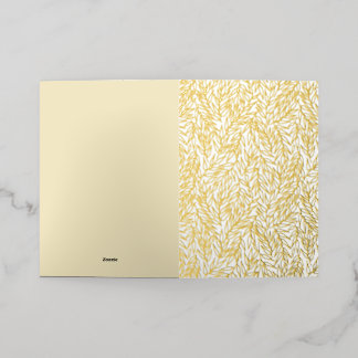 Twig vertrekt. folie wenskaart