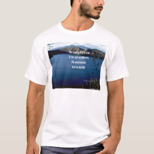Twijfel en zelfvertrouwen t-shirt
