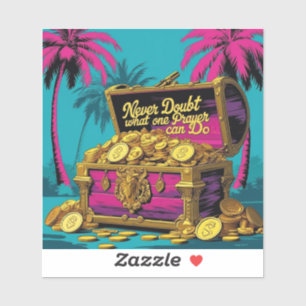 Twijfel nooit aan wat een gebed kan doen sticker