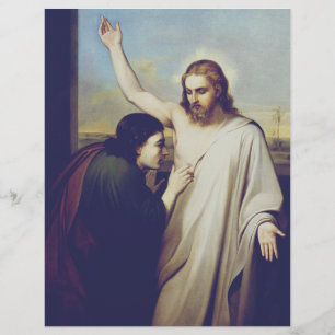 Twijfel over Sint Thomas door Silvestro Lega Flyer