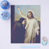 Twijfel over Sint Thomas door Silvestro Lega Flyer (Enkel)