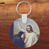 Twijfel over Sint Thomas door Silvestro Lega Sleutelhanger (Voorkant)