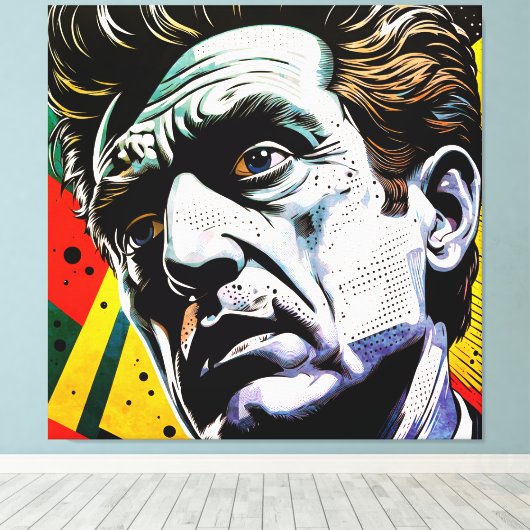 twijfelachtig canvas afdruk (Insitu (Houten vloer))