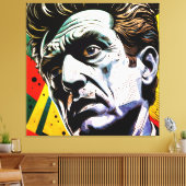 twijfelachtig canvas afdruk (Insitu (Woonkamer))