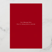 Twijfelende Hand Letter Happy Feestdagen (Achterkant)