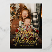 Twijfelende handgeschreven prettige feestdagen (Voorkant)