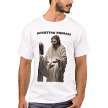 Twijfelende Thomas Opstanding T-shirt, Pasen Gesch