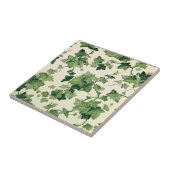 Twijndende klimopbladerenpatroon tegeltje (Zijkant)