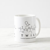 Twila peptide nom mug (Devant droit)