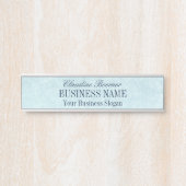 Twilight Blue getextureerde look Hanging Desk Deurbordje (Voorkant)