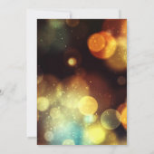 Twilight Bokeh Lights, eerste Heilige Communie Kaart (Achterkant)