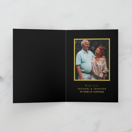 Twilight Bokeh Lights, Jubileum Dank u Kaart (Binnen)